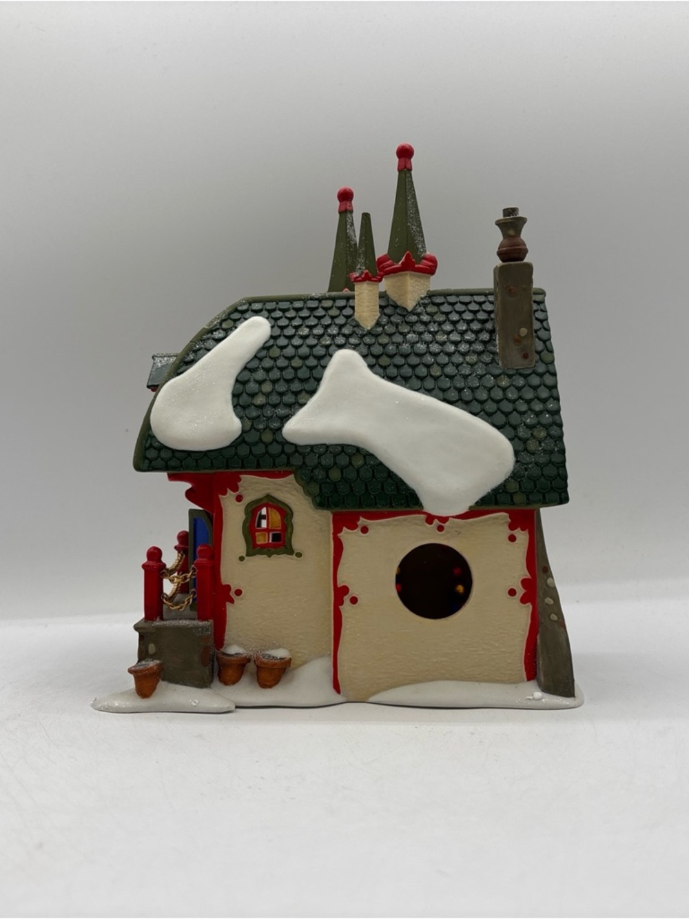 Department 56 1997 Vintage HVC North Pole Series Santa’s Light Shop 56397 EUC - Picture 5 of 12